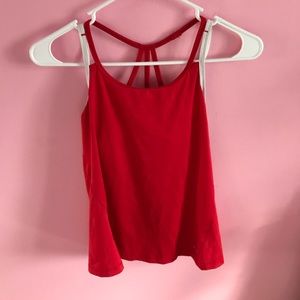 Red athletic(tennis) tank top